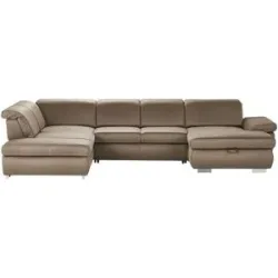 Lounge Collection Wohnlandschaft mit verschiedenen Funktionen Amanda ¦ braun ¦