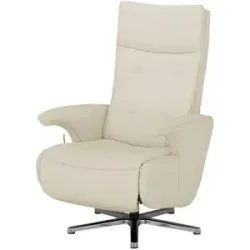 meinSofa Drehsessel aus Leder Franzi ¦ creme