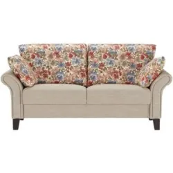 Höffner Einzelsofa  Jochberg ¦ beige ¦ Maße (cm): B: 186 H: 92 T: 92.0