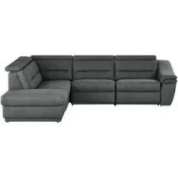 meinSofa Ecksofa  Ivonne-S ¦ schwarz ¦ Maße (cm): B: 294 H: 84 T: 245.0