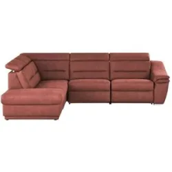 meinSofa Ecksofa  Ivonne-S ¦ rot ¦ Maße (cm): B: 294 H: 84 T: 245.0
