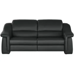 Himolla Ledersofa  1501 ¦ schwarz ¦ Maße (cm): B: 202 H: 84 T: 106.0