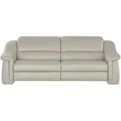 Himolla Ledersofa  1501 ¦ grau ¦ Maße (cm): B: 232 H: 84 T: 106.0