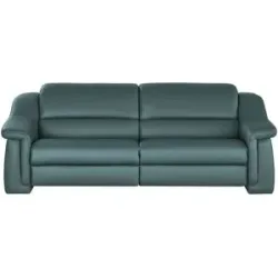 Himolla Ledersofa  1501 ¦ türkis/petrol ¦ Maße (cm): B: 232 H: 84 T: 106.0
