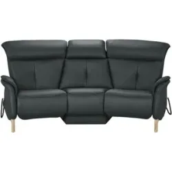 Himolla Einzelsofa Leder  4708 ¦ schwarz ¦ Maße (cm): B: 216 H: 97 T: 119.0