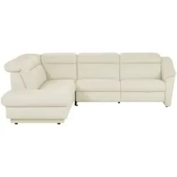 Himolla Ecksofa Leder  9707 ¦ creme ¦ Maße (cm): B: 275 H: 84 T: 245.0