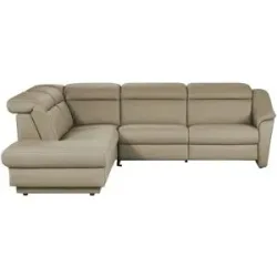 Himolla Ecksofa Leder  9707 ¦ braun ¦ Maße (cm): B: 275 H: 84 T: 245.0