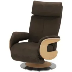 Himolla Funktionssessel Leder  7818 ¦ braun ¦ Maße (cm): B: 75 H: 112 T: 87.0