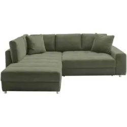 Bobb Ecksofa  Arissa de Luxe ¦ grün ¦ Maße (cm): B: 265 H: 84 T: 215.0