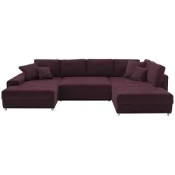 Bobb Wohnlandschaft  Arissa de Luxe ¦ rot ¦ Maße (cm): B: 353 H: 84 T: 215.0