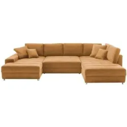 Bobb Wohnlandschaft  Arissa de Luxe ¦ gelb ¦ Maße (cm): B: 353 H: 84 T: 215.0