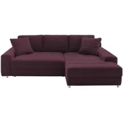 Bobb Ecksofa  Arissa de Luxe ¦ rot ¦ Maße (cm): B: 258 H: 84 T: 181.0