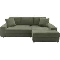 Bobb Ecksofa  Arissa de Luxe ¦ grün ¦ Maße (cm): B: 258 H: 84 T: 181.0