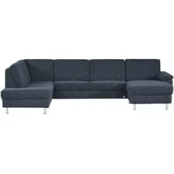 Diva Wohnlandschaft  Diva ¦ blau ¦ Maße (cm): B: 330 H: 90 T: 195.0