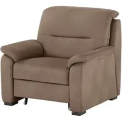 meinSofa Sessel mit ausziehbarem Hocker  Vera ¦ beige ¦ Maße (cm): B: 100 H: 92
