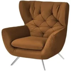 Jette Home Hochlehnsessel  Caldara ¦ braun ¦ Maße (cm): B: 110 H: 106 T: 95.0