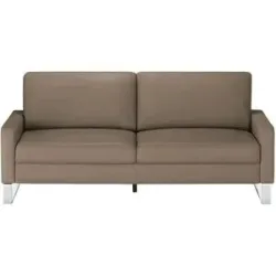 Max Schelling Ledersofa mit Kufengestell Maximum ¦ braun ¦ Maße (cm): B: 164 H: