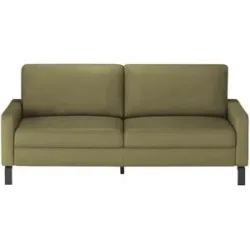 Max Schelling Ledersofa mit Winkelfüßen Maximum ¦ grün ¦ Maße (cm): B: 164 H: 86