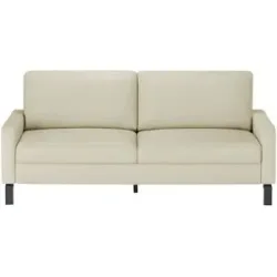 Max Schelling Ledersofa mit Winkelfüßen Maximum ¦ beige ¦ Maße (cm): B: 164 H: