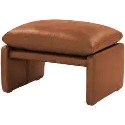 erpo just relax Polsterhocker Leder  JR 290 Trento ¦ braun ¦ Maße (cm): B: 64 H: