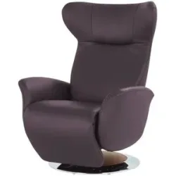 JOOP! Relaxsessel aus Leder  Lounge 8140 ¦ lila/violett ¦ Maße (cm): B: 85 H: