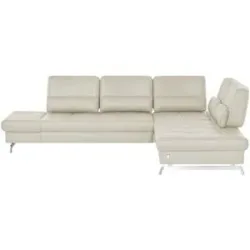 JOOP! Ecksofa Leder  Loft 8108 ¦ creme ¦ Maße (cm): B: 299 H: 86 T: 250.0