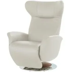 JOOP! Relaxsessel aus Leder  Lounge 8140 ¦ grau ¦ Maße (cm): B: 85 H: 109 T: