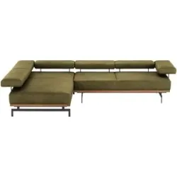 JOOP! Ecksofa Leder  24/7 8106 ¦ grün ¦ Maße (cm): B: 237 H: 85 T: 295.0
