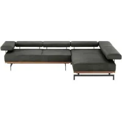 JOOP! Ecksofa Leder  24/7 8106 ¦ schwarz ¦ Maße (cm): B: 237 H: 85 T: 295.0