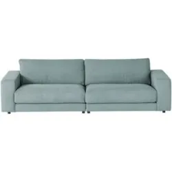 Jette Home Sofa Cord Sila ¦ blau ¦ Maße (cm): B: 290 H: 85 T: 127.0