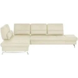 JOOP! Ecksofa Leder  Loft 8108 ¦ beige ¦ Maße (cm): B: 299 H: 86 T: 250.0