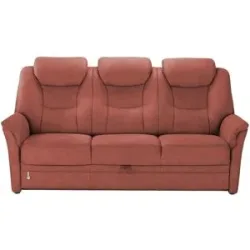 Höffner Einzelsofa  Neckar ¦ rot ¦ Maße (cm): B: 210 H: 107 T: 92.0