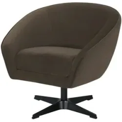 switch Drehsessel  Roma Mikrofaser ¦ braun ¦ Maße (cm): B: 80 H: 75 T: 80.0