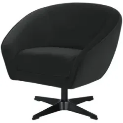 switch Drehsessel  Roma Mikrofaser ¦ schwarz ¦ Maße (cm): B: 80 H: 75 T: 80.0