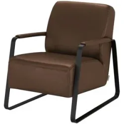 W.SCHILLIG Leder Sessel  17350 Quadroo ¦ braun ¦ Maße (cm): B: 65 H: 82 T: 82.0