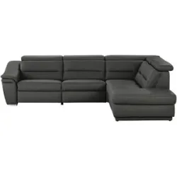 meinSofa Ecksofa  Ivonne ¦ schwarz ¦ Maße (cm): B: 294 H: 84 T: 245.0