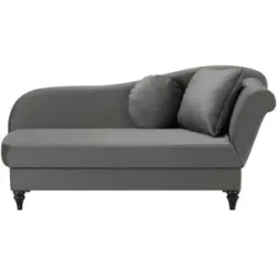 Höffner Recamiere  Nadja ¦ grau ¦ Maße (cm): B: 190 H: 92 T: 85.0
