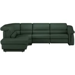 Himolla Ecksofa  1301 ¦ grün ¦ Maße (cm): B: 294 H: 86 T: 256.0