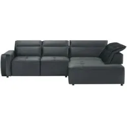 switch Ecksofa  Colombo ¦ schwarz ¦ Maße (cm): B: 296 H: 103 T: 227.0