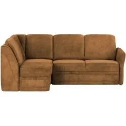 Polstermöbel Oelsa Ecksofa  Luna ¦ orange ¦ Maße (cm): B: 224 H: 91 T: 160.0