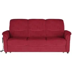Polstermöbel Oelsa Schlafsofa  Sarah ¦ rot ¦ Maße (cm): B: 223 H: 100 T: 92.0