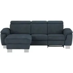 Mein Sofa bold Ecksofa  Beata ¦ blau ¦ Maße (cm): B: 234 H: 80 T: 163.0