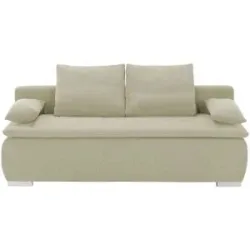 smart Schlafsofa  Leonie ¦ beige ¦ Maße (cm): B: 198 H: 92 T: 90.0