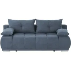 switch Schlafsofa mit Boxspringpolsterung  Gala ¦ blau ¦ Maße (cm): B: 208 H: 92