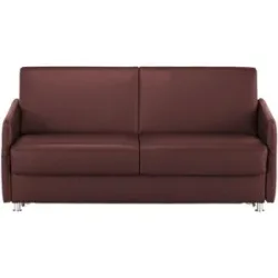 Höffner Schlafsofa  München ¦ rot ¦ Maße (cm): B: 177 H: 84 T: 100.0