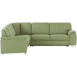 smart Ecksofa  Valencia ¦ grün ¦ Maße (cm): B: 250 H: 90 T: 280.0