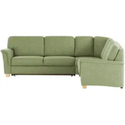 smart Ecksofa  Valencia ¦ grün ¦ Maße (cm): B: 272 H: 90 T: 242.0