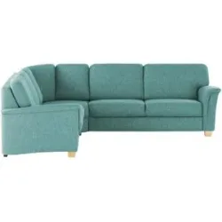 SMART, smart Ecksofa  Valencia ¦ türkis/petrol ¦ Maße (cm): B: 242 H: 90 T: 272.0