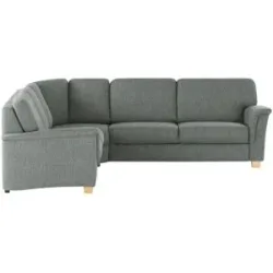 smart Ecksofa  Valencia ¦ grau ¦ Maße (cm): B: 242 H: 90 T: 272.0