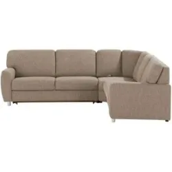 smart Ecksofa  Valencia ¦ braun ¦ Maße (cm): B: 270 H: 90 T: 240.0
